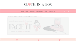 Desktop Screenshot of clothinabox.com